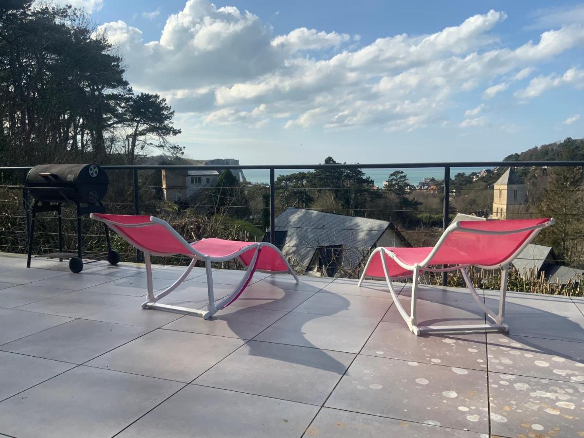 Villa Panorama, Vue Mer Et Falaises D Exception Étretat Eksteriør bilde