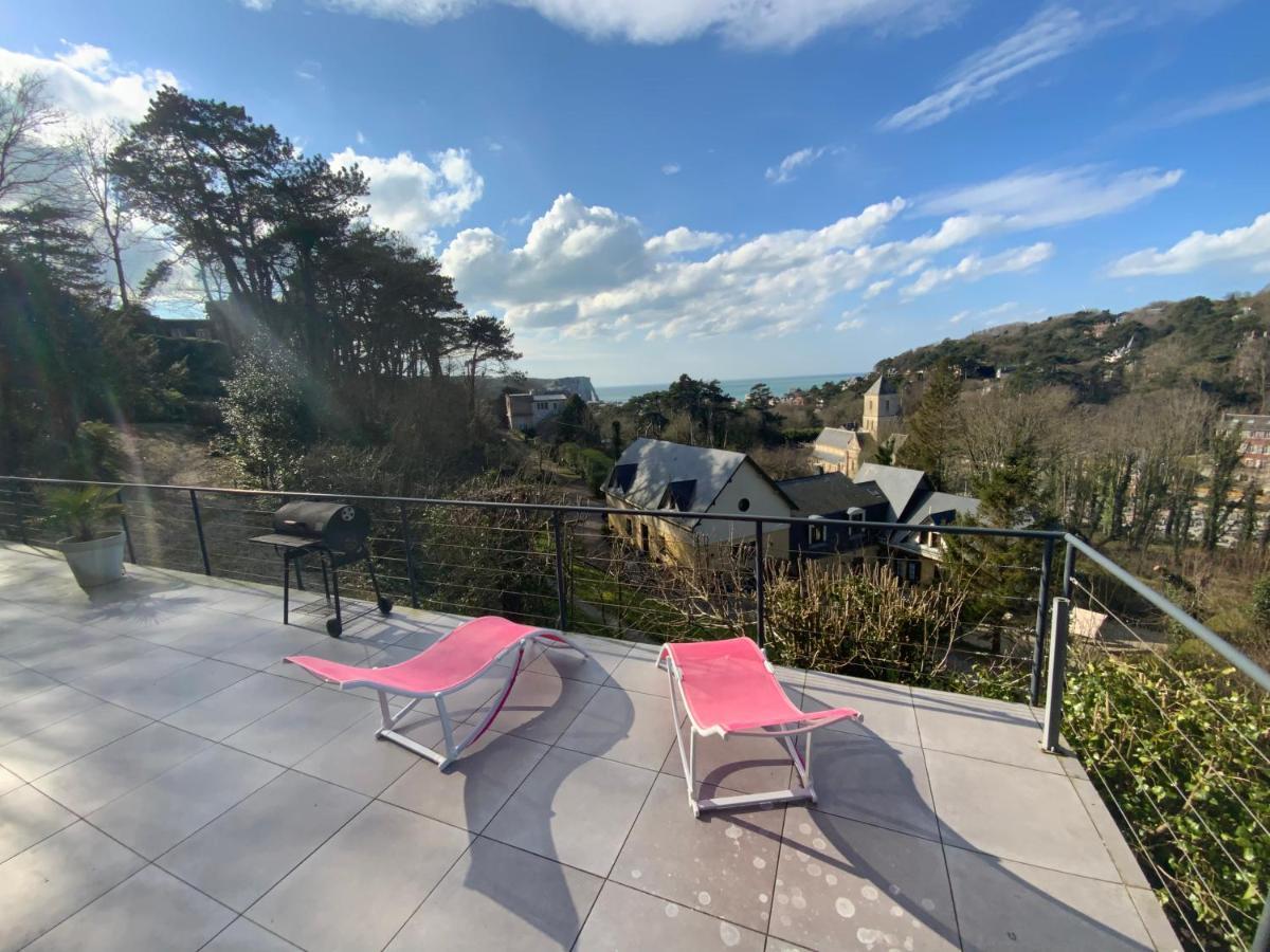Villa Panorama, Vue Mer Et Falaises D Exception Étretat Eksteriør bilde