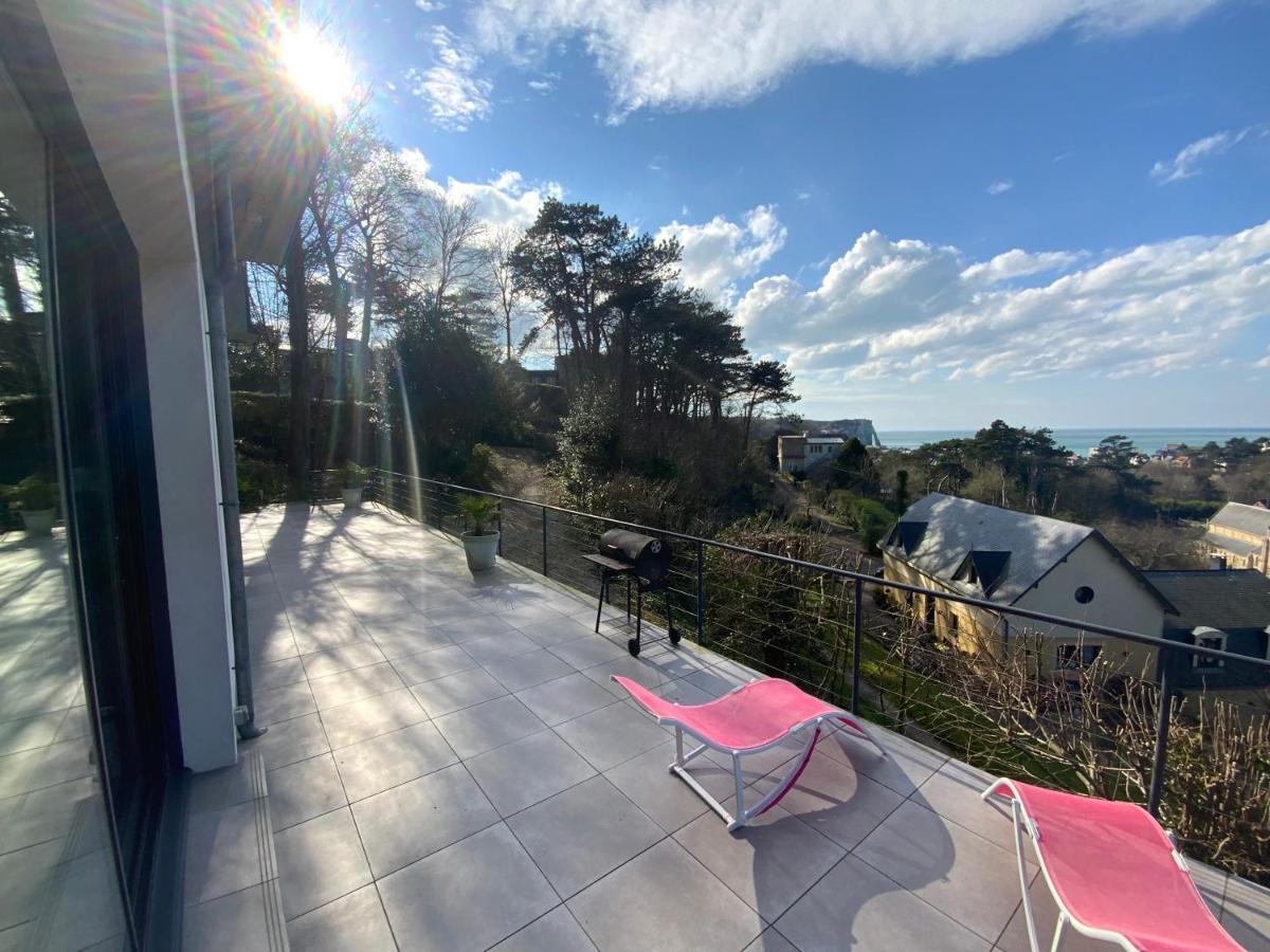 Villa Panorama, Vue Mer Et Falaises D Exception Étretat Eksteriør bilde