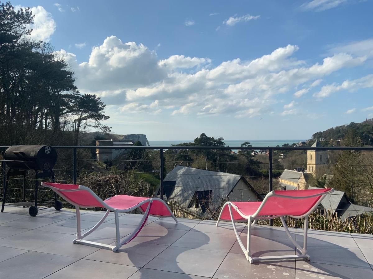 Villa Panorama, Vue Mer Et Falaises D Exception Étretat Eksteriør bilde