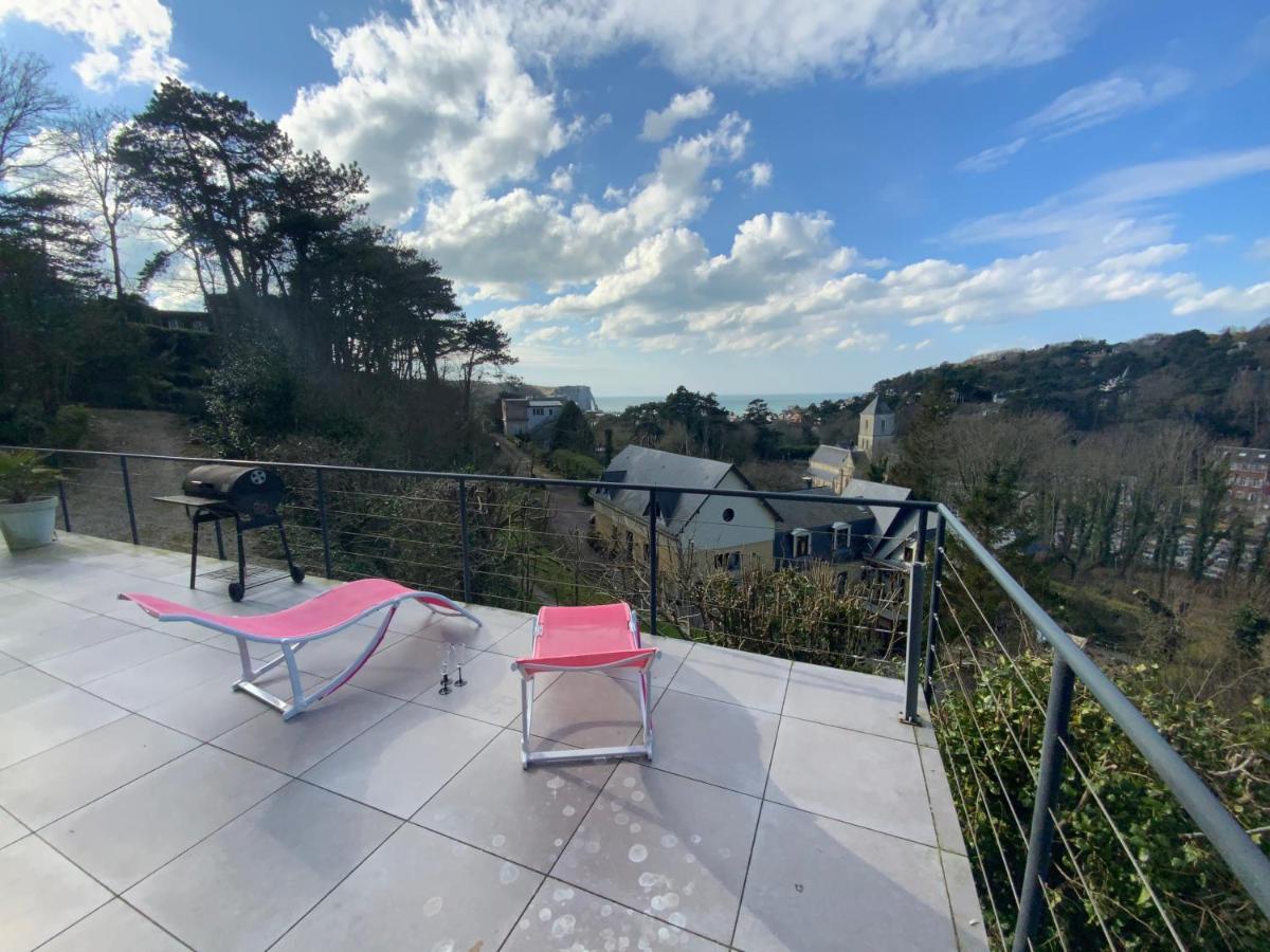 Villa Panorama, Vue Mer Et Falaises D Exception Étretat Eksteriør bilde