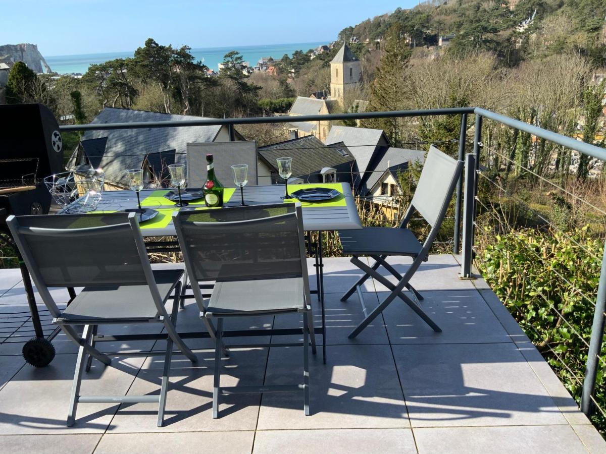 Villa Panorama, Vue Mer Et Falaises D Exception Étretat Eksteriør bilde